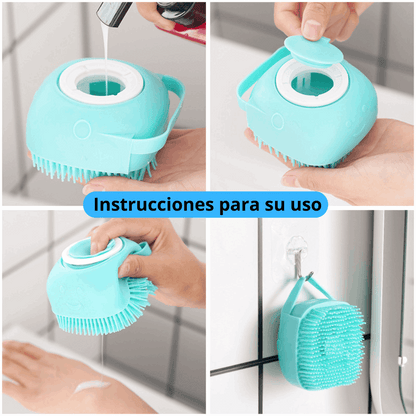 Cepillo para baño con dispensador de jabón cepit™(OFERTA 2X1)