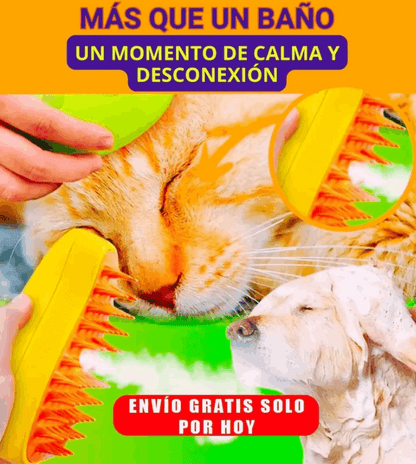 Cepillo Vaporizador Mascotas 3 en 1 - Instorepic™(OFERTA 2 X1)