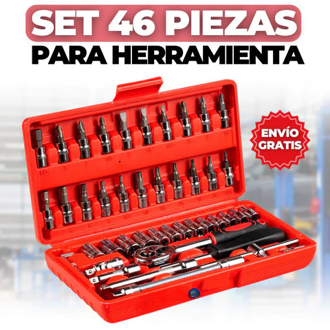SET DE 46 PIEZAS PARA HERRAMIENTAS ⚒️🔥