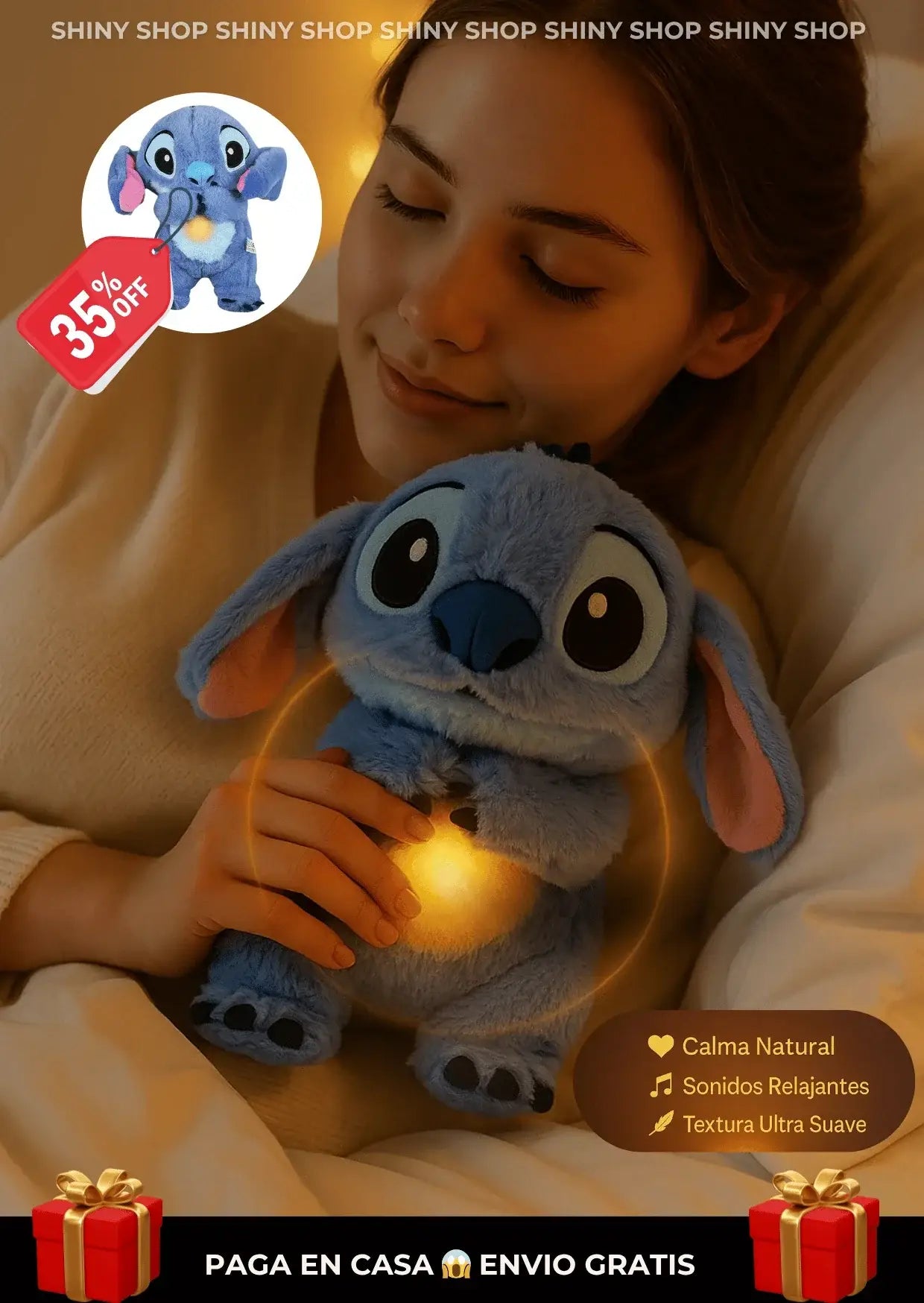 🔴 Stich Respira Original™: Tranquilidad y Relajación al dormir