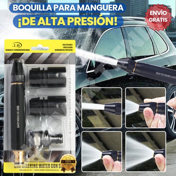 BOQUILLA REGULABLE DE ALTA PRESIÓN - Mi tienda🥇